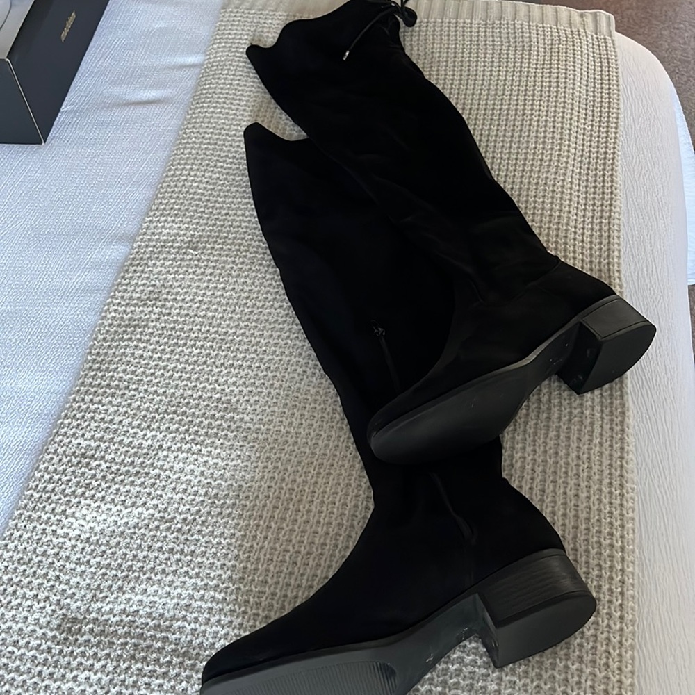 Steve Madden black over the knee boots